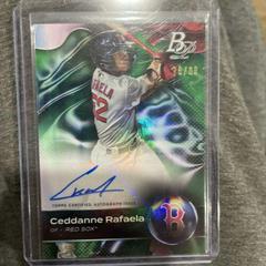 Ceddanne Rafaela [Autograph Green] #TOP-24 Baseball Cards 2023 Bowman Platinum Top Prospects Prices
