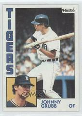 Johnny Grubb #42 Baseball Cards 1984 Topps Nestle Prices