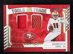Brandon Aiyuk #TTD-42 Football Cards 2022 Panini Absolute Tools of the Trade Double Prices
