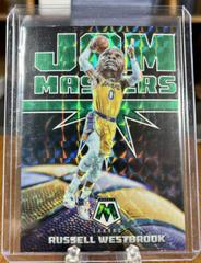 Russell Westbrook [Green] #8 Basketball Cards 2021 Panini Mosaic Jam Masters Prices