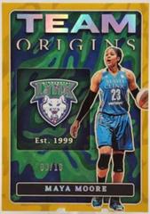 Maya Moore [Gold] #8 Basketball Cards 2023 Panini Origins WNBA Team Prices