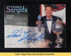 Dominik Hasek #SS-DH Hockey Cards 2021 Upper Deck Artifacts Storied Scripts Autographs Prices