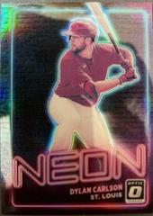 Dylan Carlson Baseball Cards 2021 Panini Donruss Optic Neon Prices