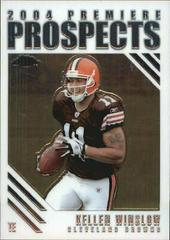Kellen Winslow Football Cards 2004 Topps Chrome Premiere Prospects Prices