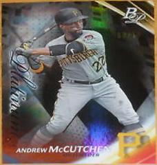 Andrew McCutchen [Black] #41 Baseball Cards 2017 Bowman Platinum Prices