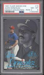Juan Gonzalez [Row 2] #19 Baseball Cards 1997 Flair Showcase Legacy Collection Prices