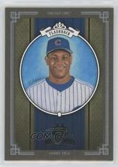 Sammy Sosa [Materials Framed Red] Baseball Cards 2005 Donruss Diamond Kings Prices