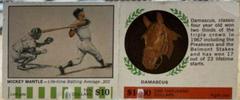 Julius Boros, Mickey Mantle [Double] Baseball Cards 1968 American Oil Prices