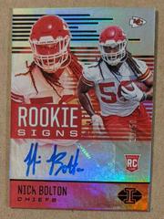 Nick Bolton [Black] #RS-NB Football Cards 2021 Panini Illusions Rookie Signs Autographs Prices