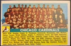 Chicago Cardinals Football Cards 1956 Topps Prices