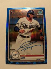 Gavin Lux [Blue Refractor] #CRA-GL Baseball Cards 2020 Bowman Chrome Rookie Autographs Prices