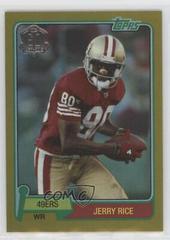 Jerry Rice [Gold Border] Football Cards 2015 Topps 60th Anniversary Prices