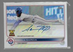 Adolis Garcia Baseball Cards 2022 Topps Chrome Update Autographs Prices