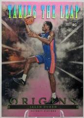 Jalen Duren [Pink] #13 Basketball Cards 2022 Panini Origins Taking the Leap Prices