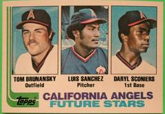 Angels Future Stars [Brunansky, Sanchez, Sconiers] #653 Baseball Cards 1982 Topps Prices