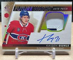 Kaiden Guhle #FWAP-KG Hockey Cards 2022 SP Authentic Future Watch Autograph Patch Prices