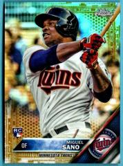 Miguel Sano [Gold Refractor] Baseball Cards 2016 Topps Chrome Prices