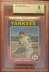 Thurman Munson Baseball Cards 1975 Topps Mini Prices