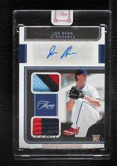 Joe Ryan [Silver] Baseball Cards 2022 Panini Three and Two Rookie Dual Jersey Autographs Prices