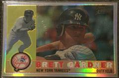 Brett Gardner [Refractor] #CHR180 Baseball Cards 2009 Topps Heritage Chrome Prices