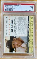 Al Kaline [Perforated] #35 Baseball Cards 1961 Post Cereal Prices