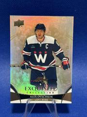 Alex Ovechkin [Gold] Hockey Cards 2022 Upper Deck Black Diamond Exquisite Collection Veterans Prices