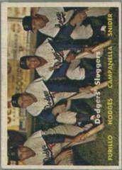 Furillo, Hodgs, Camp, Snider #400 Baseball Cards 1957 Topps Prices