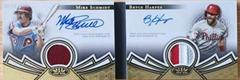 Mike Schmidt, Bryce Harper #DAR-SH Baseball Cards 2023 Topps Tier One Dual Autograph Relic Book Prices