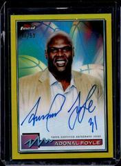 Adonal Foyle [Gold Refractor] Basketball Cards 2021 Topps Finest Autographs Prices