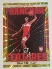 Bilal Coulibaly [Yellow] #15 Basketball Cards 2023 Panini Donruss Franchise Features Prices