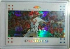 Albert Pujols [White Refractor] #63 Baseball Cards 2007 Topps Chrome Prices
