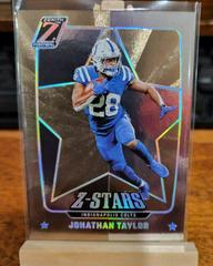 Jonathan Taylor #ZS-2 Football Cards 2022 Panini Zenith Z Stars Prices
