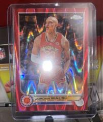 Jordan Walsh [Red RayWave] Basketball Cards 2022 Topps Chrome McDonald's All-American Prices