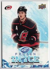 Sebastian Aho Hockey Cards 2021 Upper Deck Ice Frozen In Prices
