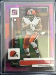 Nick Chubb [Pink] #13 Football Cards 2022 Panini Clearly Donruss Prices