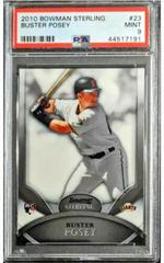 Buster Posey #23 Baseball Cards 2010 Bowman Sterling Prices
