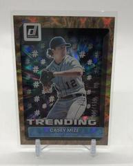 Casey Mize #T-10 Baseball Cards 2022 Panini Donruss Trending Prices
