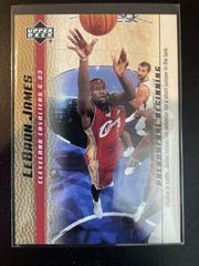 LeBron James [Gold] #6 Basketball Cards 2003 Upper Deck Phenomenal Beginning Prices
