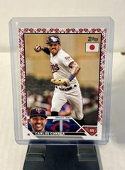 Carlos Correa [Cherry Blossoms] Baseball Cards 2023 Topps Japan Edition Prices