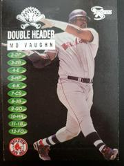 Mo Vaughn #12 Baseball Cards 1998 Skybox Dugout Axcess Double Header Prices