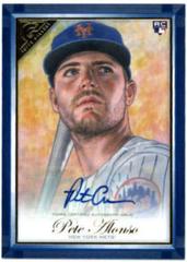 Pete Alonso [Autograph Blue] #24 Baseball Cards 2019 Topps Gallery Prices