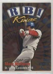 Mark McGwire #7RK Baseball Cards 1999 Ultra R.B.I. Kings Prices