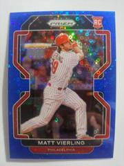 Matt Vierling [Blue Donut Circles Prizm] #1 Baseball Cards 2022 Panini Prizm Prices