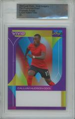 Callum Hudson Odoi [Purple] #VI-CHO Soccer Cards 2022 Leaf Vivid Imagery Prices