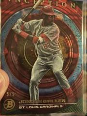 Jordan Walker [Red] #79 Baseball Cards 2022 Bowman Inception Prices