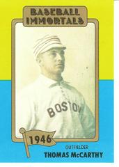 Thomas McCarthy #44 Baseball Cards 1980 Baseball Immortals Prices