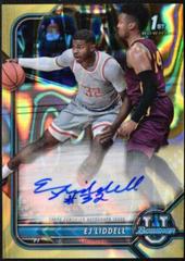 EJ Liddell [Gold Lava Refractor] Basketball Cards 2021 Bowman University Chrome Autographs Prices