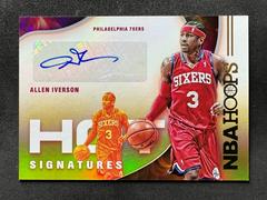 Allen Iverson #HS-AIV Basketball Cards 2021 Panini Hoops Hot Signatures Prices