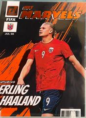 Erling Haaland [Orange] #17 Soccer Cards 2022 Panini Donruss Net Marvels Prices