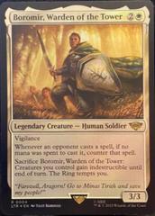 Boromir, Warden of the Tower [Foil] #4 Magic Lord of the Rings Prices